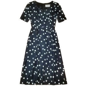 VINTAGE polka dot dress